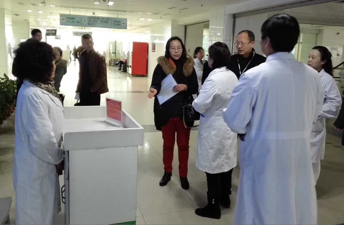 市衛(wèi)計(jì)委調(diào)研市一院“四星”雙型黨支部創(chuàng)建工作